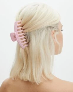 Printed Crew Neck Jumper -GLASSONS CLOTHING 90s matte claw clip baby doll front ha46563clp 5