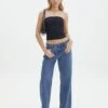 Low Rise Straight Leg Jean -GLASSONS CLOTHING aimee low rise straight jean suzy mid wash front jd54235pdnm 14