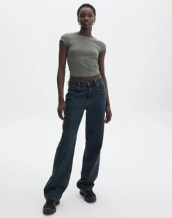 Supersoft Backless Short Sleeve Top 34 Supersoft Backless Short Sleeve Top -GLASSONS CLOTHING bayley backless top cypress detail ts73693pch