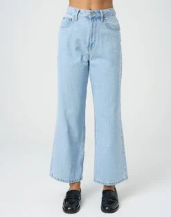 Wide Leg Cropped Jean -GLASSONS CLOTHING beadie wide leg crop jean iced vovo full jd41279fau