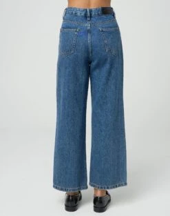 Wide Leg Cropped Jean -GLASSONS CLOTHING beadie wide leg crop jean suzy mid wash back jd41279fau