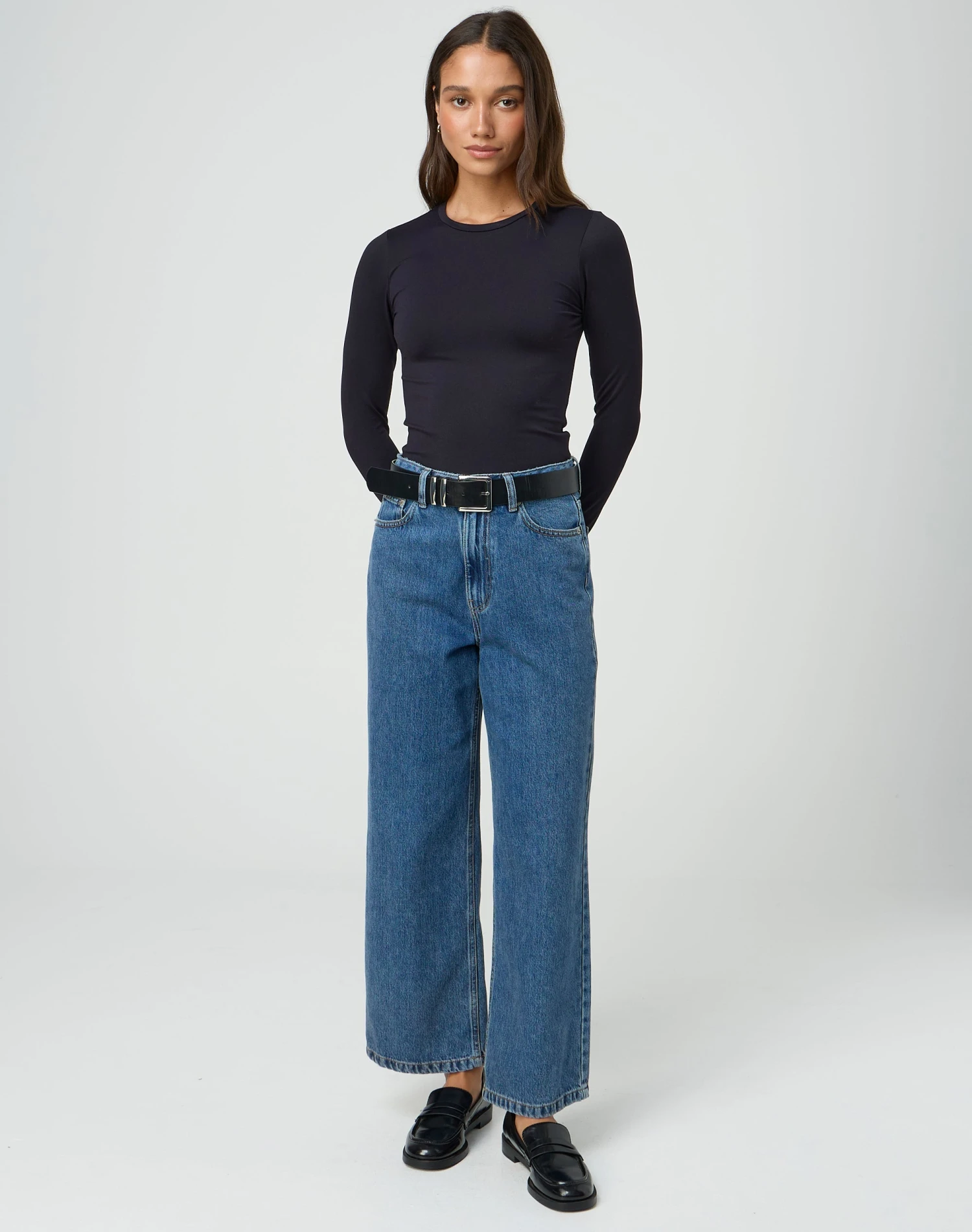 Thin Waistband Straight Leg Jean 19 Thin Waistband Straight Leg Jean - Image 17