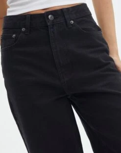 Wide Leg Cropped Jean -GLASSONS CLOTHING beadie wide leg crop jean washed black imageback jd41279fau