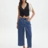 Wide Leg Denim Culottes 2 Wide Leg Denim Culottes -GLASSONS CLOTHING carli long culottes suzy mid wash front jd136909rdnm