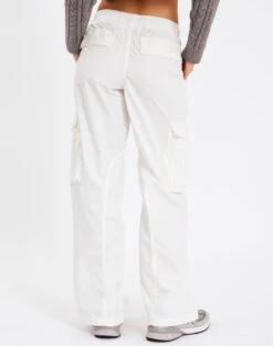 Low Rise Cotton Cargo Pant 21 Low Rise Cotton Cargo Pant -GLASSONS CLOTHING carmody cargo pants milk back pw54095cot