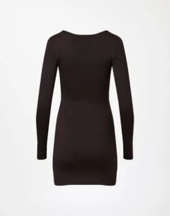 Supersoft Twist Cut Out Long Sleeve Mini Dress -GLASSONS CLOTHING cartia ls cut out mini its soy cute back ds85940pln