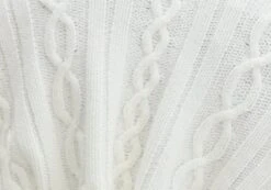 Oversized Cable Knit Long Sleeve Shrug -GLASSONS CLOTHING cinny scroll cable knit shrug milk imagefront kc113915cab