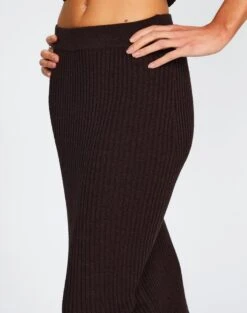 Ribbed Knit Maxi Skirt -GLASSONS CLOTHING co astor textured knit midi skirt its soy cute imageback sl109352knt