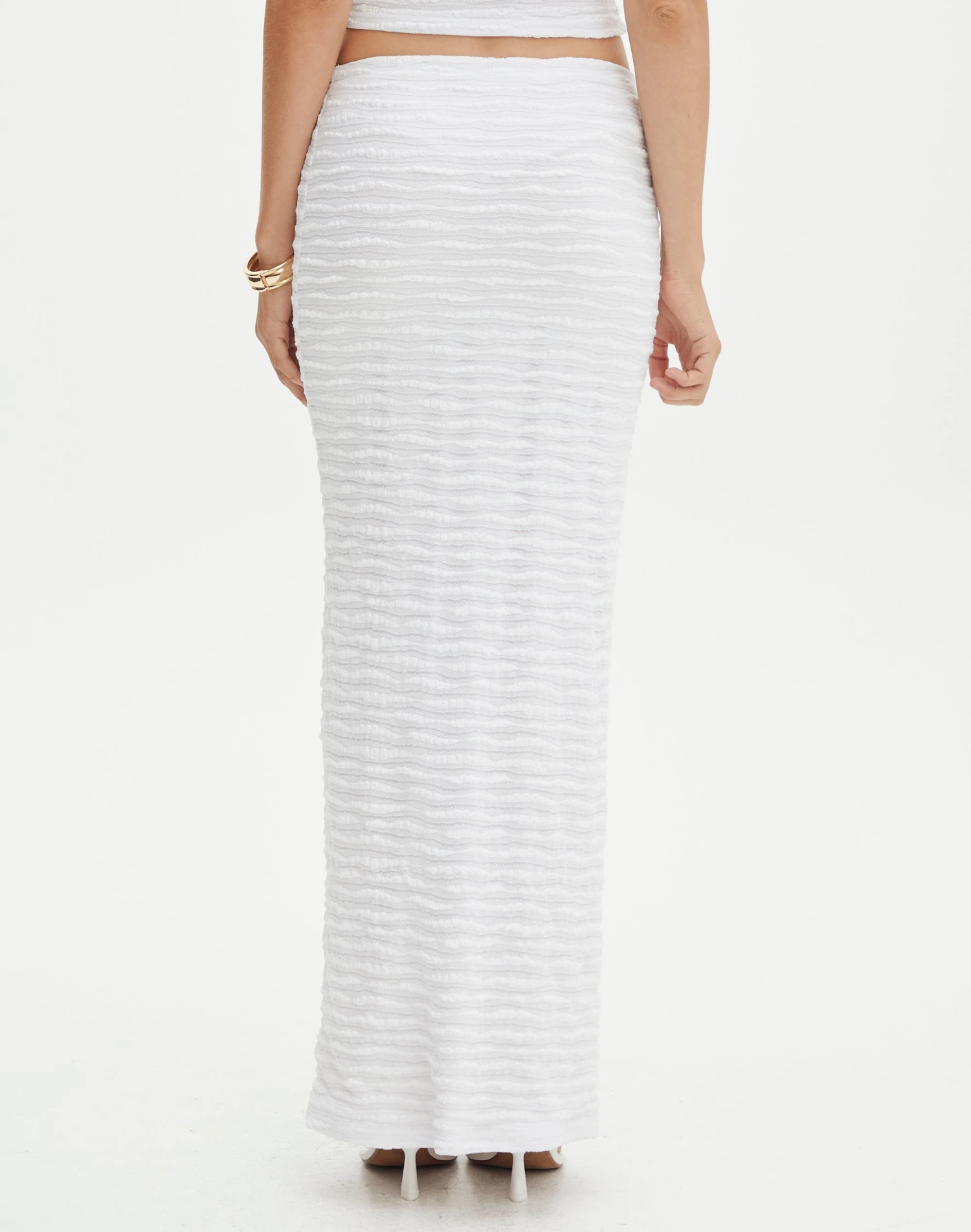 Textured Slim-fit Maxi Skirt 11 Textured Slim-fit Maxi Skirt - Image 9
