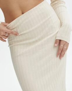 Ribbed Maxi Skirt -GLASSONS CLOTHING co lily ribbed maxi skirt take a shelfie imageback sl97411rib