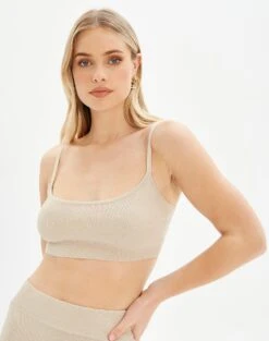 Two Tone Crop Knit Crop