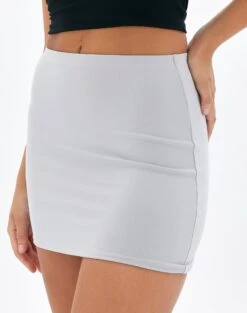 Supersoft Mini Skirt 30 Supersoft Mini Skirt -GLASSONS CLOTHING co minka mini skirt grey matter detail ss54706pln