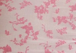 Floral Print Mesh Lettuce Trim Cropped Cami -GLASSONS CLOTHING co sabrina burnout mesh cami baby doll burnout imagefront tv54660rbo