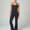 Form Fit Flare Yoga Pant -GLASSONS CLOTHING co simone butter soft flare black front pw119603but 3