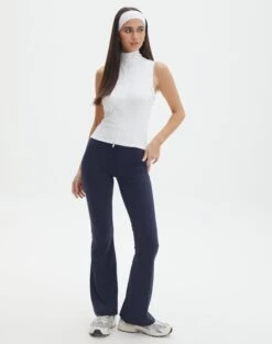 Form Fit Flare Yoga Pant -GLASSONS CLOTHING co simone butter soft flare navy blazer front pw119603but