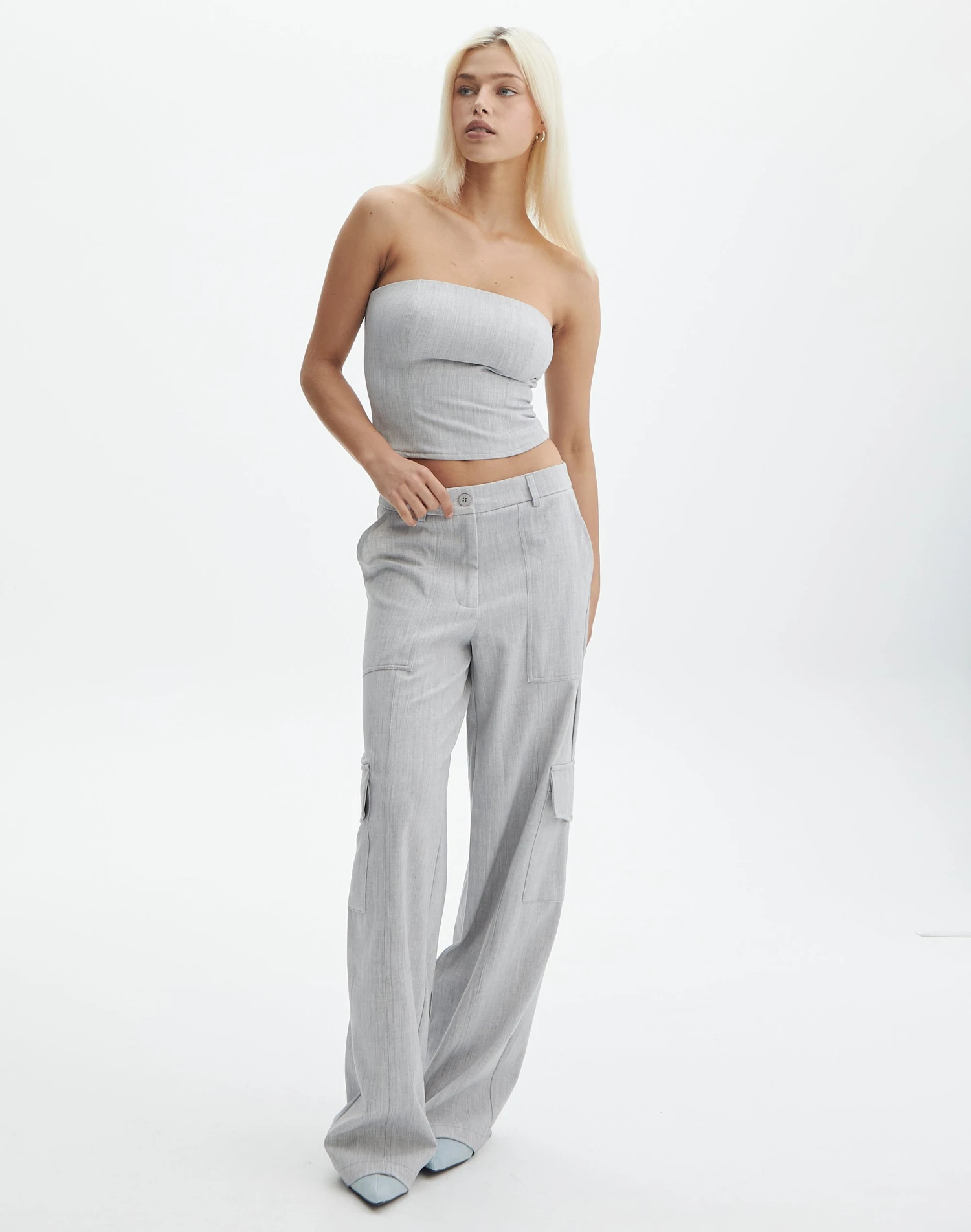 Strapless Stitch Detail Top 4 Strapless Stitch Detail Top - Image 2