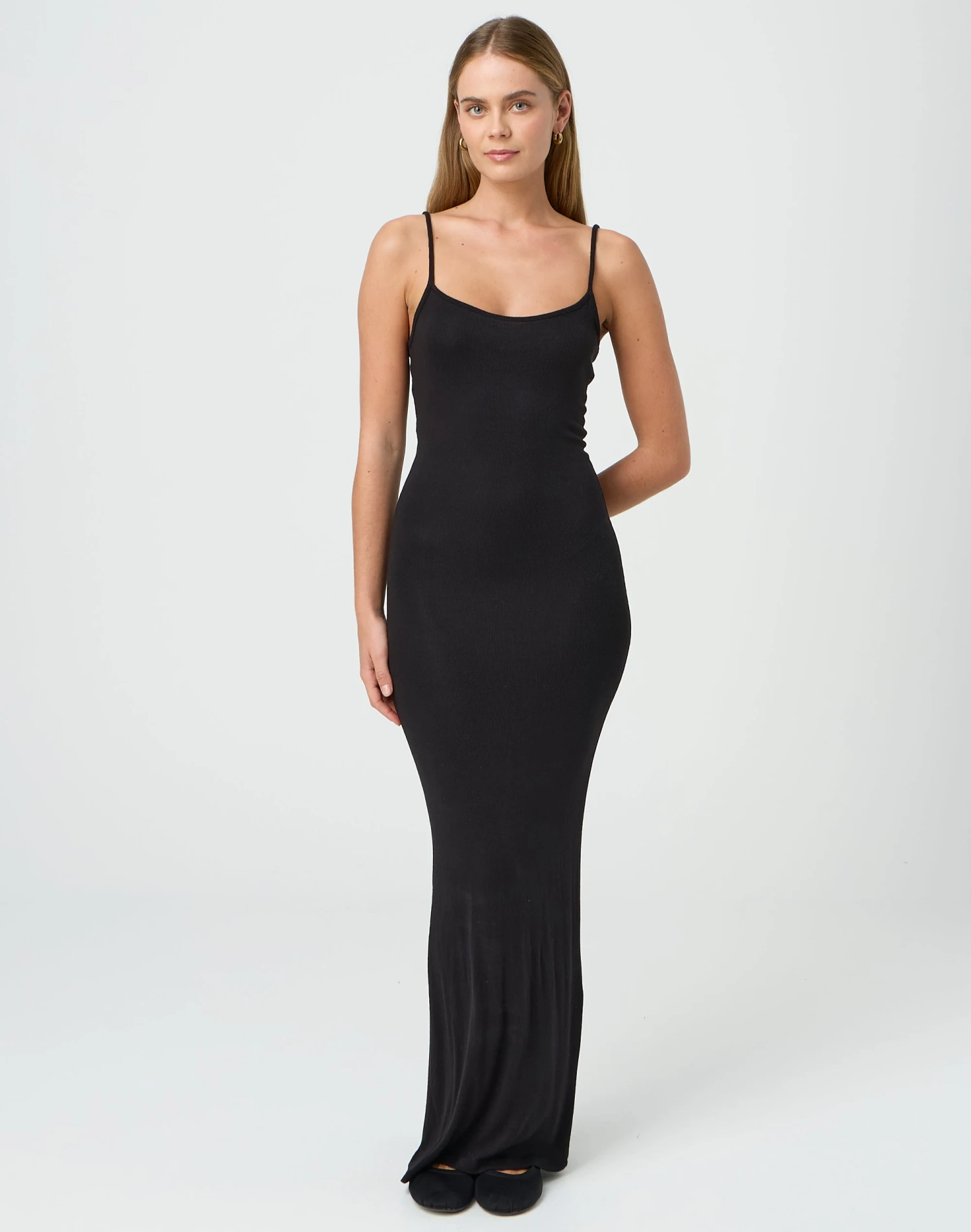 Luxe Lounge Modal Slim Fit Maxi Dress 4 Luxe Lounge Modal Slim Fit Maxi Dress - Image 2