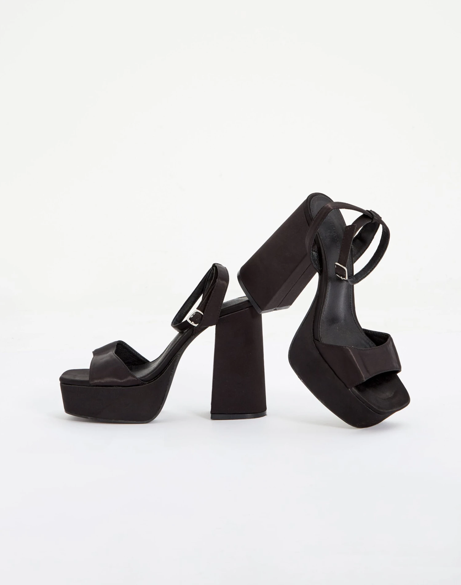Satin Platform Heels 3 Satin Platform Heels
