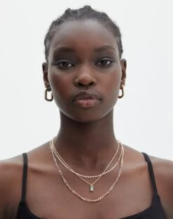 Contrast Rib Knit Bandeau -GLASSONS CLOTHING emerald pack gold front je130662nl