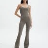 Active Supersoft Backless Longline Unitard -GLASSONS CLOTHING filly flare jumpsuit susan soil front sw119661ss 3
