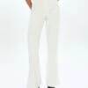 Tailored Side Split Mid Rise Pant 2 Tailored Side Split Mid Rise Pant -GLASSONS CLOTHING harris tailored pant milk front pw85797pln 3
