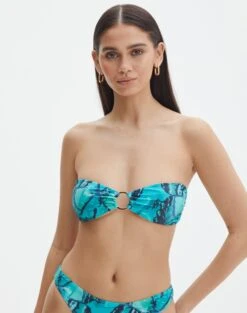 Printed Adjustable Cheeky Bikini Bottom -GLASSONS CLOTHING harvey hardwear bandaue mystic butterflies detail ga128328rmsb 2