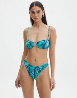 Printed Adjustable Cheeky Bikini Bottom -GLASSONS CLOTHING harvey hardwear bandaue mystic butterflies full ga128328rmsb 2