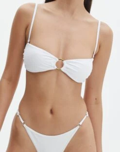 Bandeau Gold Detailed Swim Top 25 Bandeau Gold Detailed Swim Top -GLASSONS CLOTHING harvey hardwear bandaue white imageback ga128328rpln