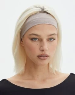 Oversized Print Quarter Zip Sweater -GLASSONS CLOTHING headband twin pack whitedusty mink front ha47711ss