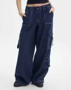 Best Seller -GLASSONS CLOTHING jasper cargo jean super indigo full jd90676dnm