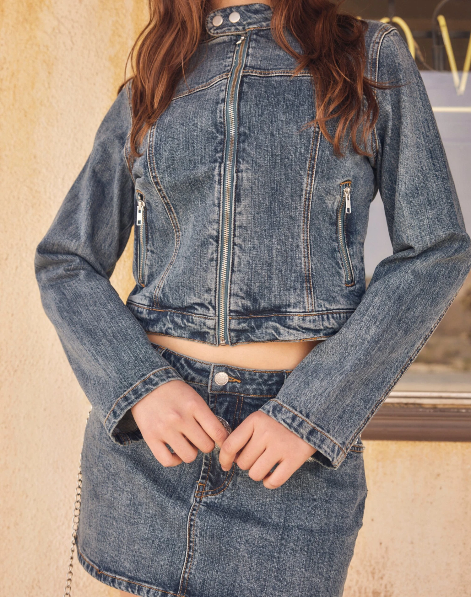 Ringspun Denim Moto Jacket 4 Ringspun Denim Moto Jacket - Image 2