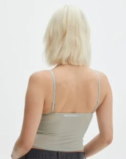 Lace Detail Cropped Cami 34 Lace Detail Cropped Cami -GLASSONS CLOTHING jeronimo lace tank lost pearlblack back tv111894lac