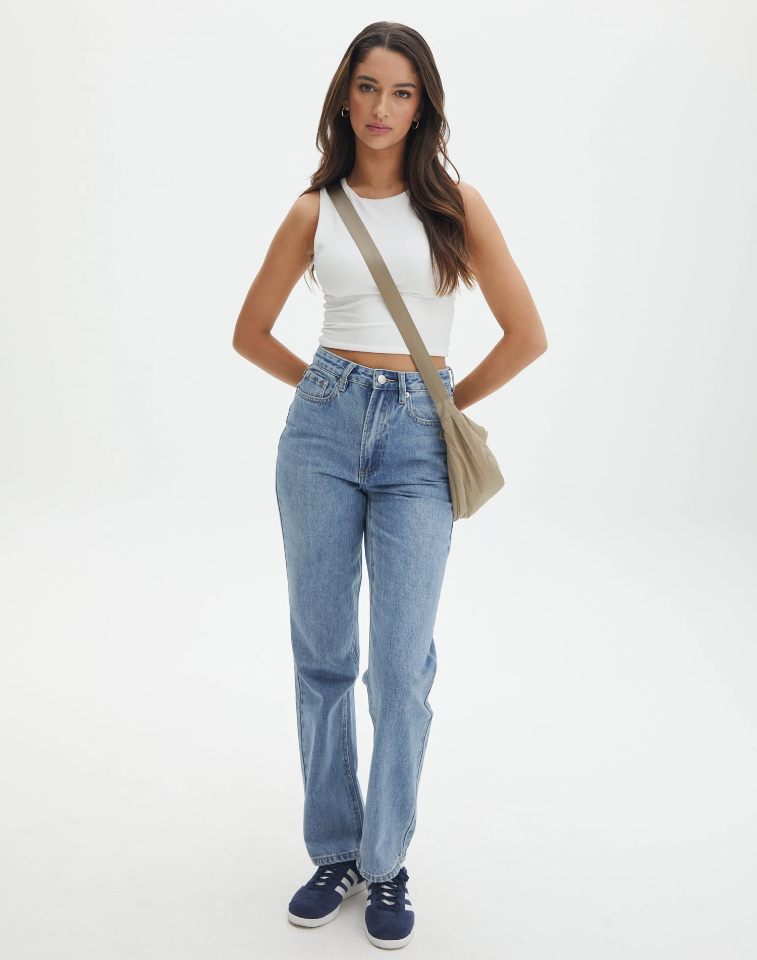 Thin Waistband Straight Leg Jean 16 Thin Waistband Straight Leg Jean - Image 14