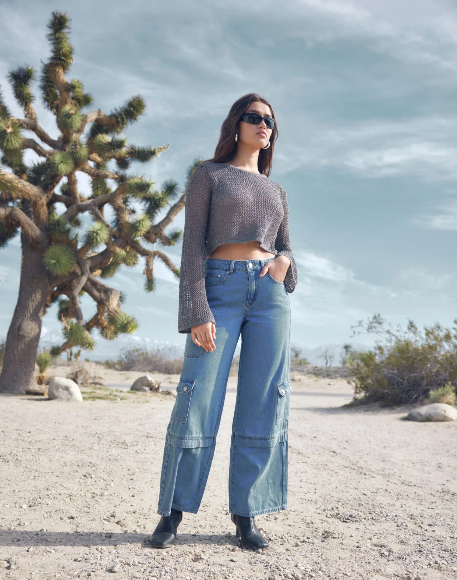 Wide Leg Denim Culottes 16 Wide Leg Denim Culottes - Image 14