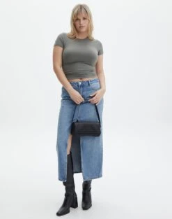 Supersoft Long Line Tee 33 Supersoft Long Line Tee -GLASSONS CLOTHING kimmy t shirt cypress full ts55072pln