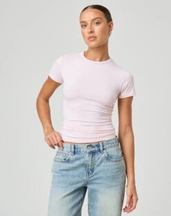 Faux Leather Zip Mini Skirt -GLASSONS CLOTHING kimmy t shirt pink panther front ts55072pln 6