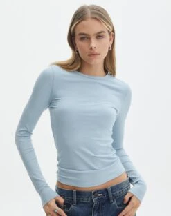 High Rise Super Flare Ponte Pant -GLASSONS CLOTHING limmy slinky longsleeve blue bubble front tl55301pch 1