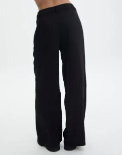 Mid Rise Relaxed Leg Pant 23 Mid Rise Relaxed Leg Pant -GLASSONS CLOTHING lorence tailored pant black back pw69506pln