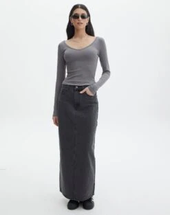 V Neck Long Sleeve Top 37 V Neck Long Sleeve Top -GLASSONS CLOTHING lulu longsleeve keep your coal full tl93240orib