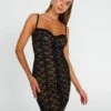 Lace Cupped Mini Dress