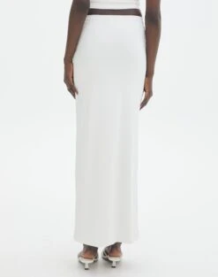 Supersoft Slim-Fit Maxi Skirt 29 Supersoft Slim-Fit Maxi Skirt -GLASSONS CLOTHING meg supersoft maxi skirt milk back sl51179pln