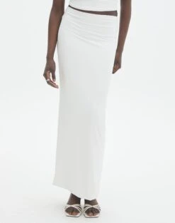 Supersoft Slim-Fit Maxi Skirt 28 Supersoft Slim-Fit Maxi Skirt -GLASSONS CLOTHING meg supersoft maxi skirt milk full sl51179pln