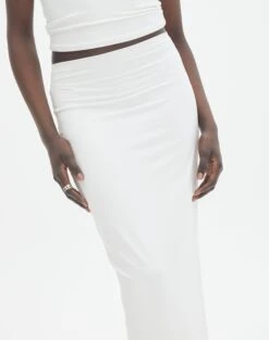 Supersoft Slim-Fit Maxi Skirt 30 Supersoft Slim-Fit Maxi Skirt -GLASSONS CLOTHING meg supersoft maxi skirt milk imageback sl51179pln