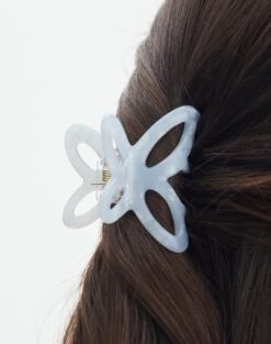 Faux Leather Strappy Heel -GLASSONS CLOTHING mini butterfly clip blue bubble front ha151142clp