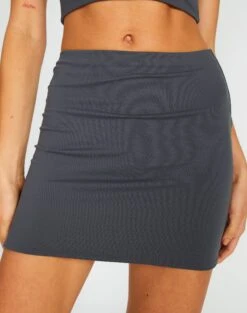 Supersoft Mini Skirt 39 Supersoft Mini Skirt -GLASSONS CLOTHING minka supersoft mini skirt shadow dancer full ss54706pln