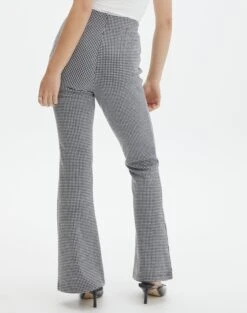 High Rise Super Flare Ponte Pant -GLASSONS CLOTHING minogue super flare ponte pants mini gingham back pw52146mghm