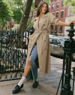 Tailored Cargo Pant -GLASSONS CLOTHING naomi trench coat sand signal front cl53134pol 6