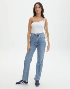 Supersoft One Shoulder Bodysuit 23 Supersoft One Shoulder Bodysuit -GLASSONS CLOTHING nolan one shoulder bodysuit white full tb148678pch