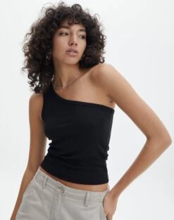 Faux Leather Tassel Jacket -GLASSONS CLOTHING o albo asymmetric tank black front tv128401orib