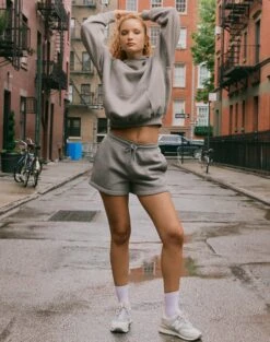 Cotton Sweat Short 34 Cotton Sweat Short -GLASSONS CLOTHING o beckham short gunsmoke full sw62109ocot